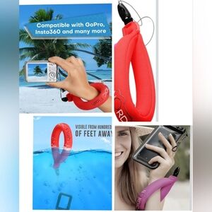 Nwt Nordic Flash Waterproof Camera Phone Float  Floating Wrist Strap Neoprene